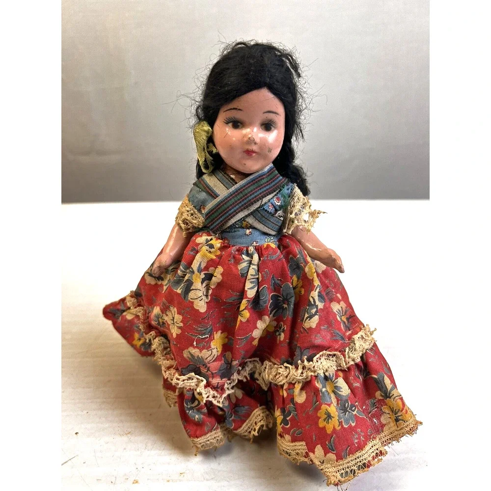 Vintage Hispanic Ethnic Doll 9